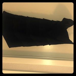 Perfect strapless little black dress